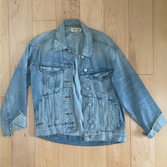 Madewell Reconstructed Denim Jacket - Picture 2 of 7